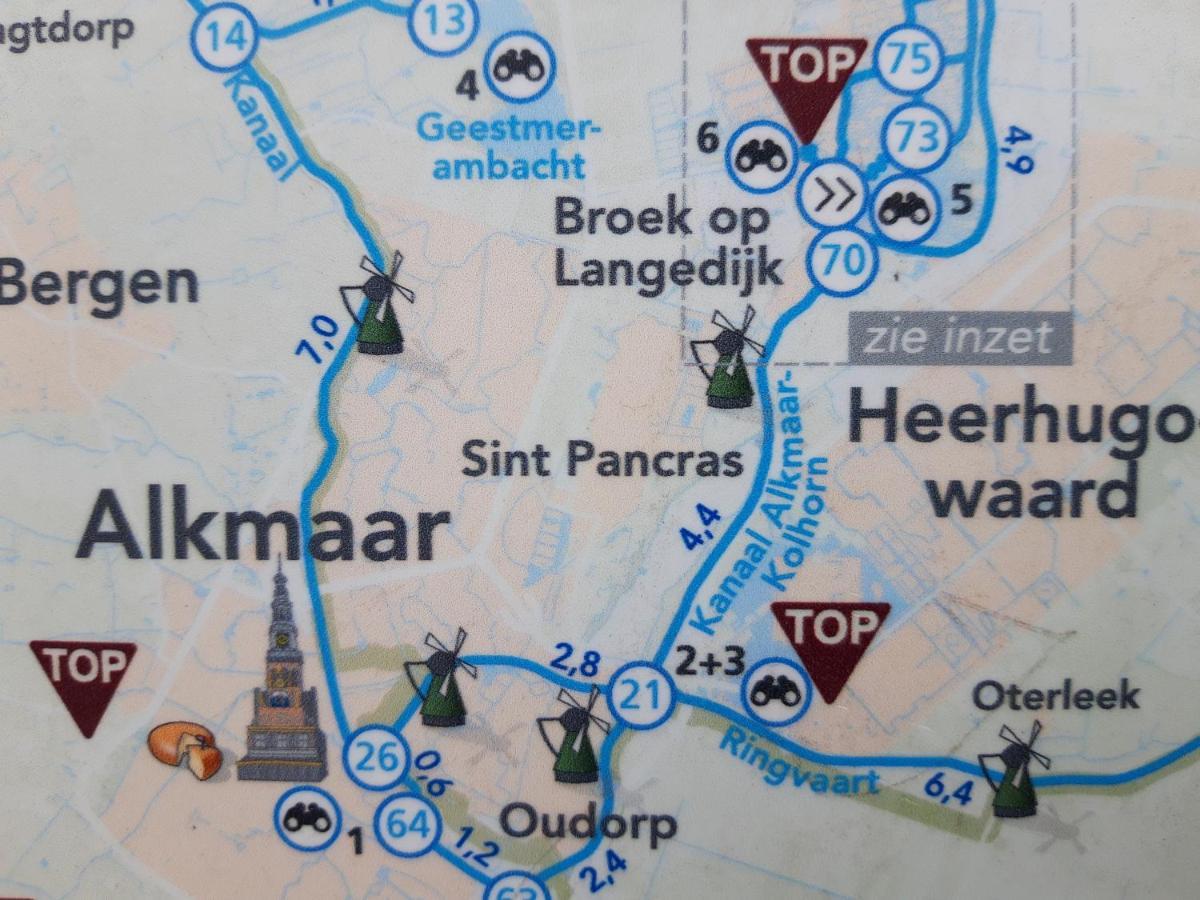 Gastenverblijf Bij De Molen Tussen Alkmaar En Hoorn Oterleek Exteriér fotografie